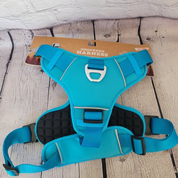 Arcadia Trail Neoprene Harness- Bright Blue - Picture 2 of 7